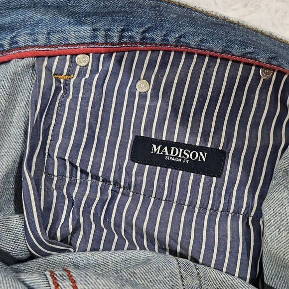 Tommy Jeans Madison Straight Fit 38 x 30 Light Wash - Picture 12 of 12